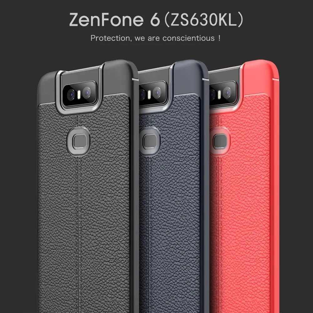 Чехол для телефона Asus Zenfone 6 ZS630KL 2019 лучший противоударный мягкий бампер из ТПУ с