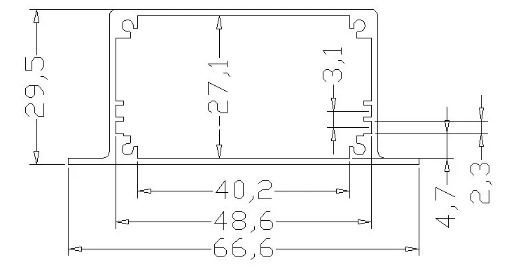 wall mounting aluminum enclosure electronics pcb instrument project box (7).jpg