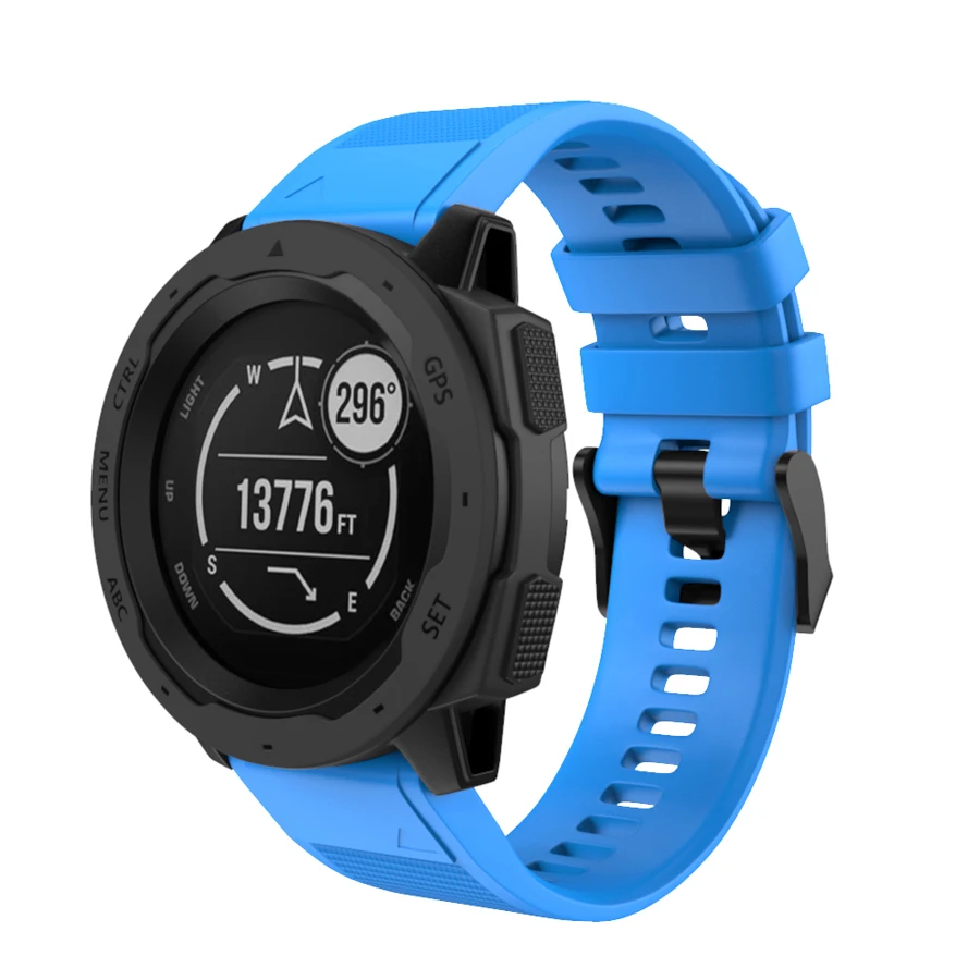 26 мм 22 мм силиконовый ремешок для часов Ремешок для Garmin Fenix 5X Fenix3 3HR Fenix 5 Plus S60 MK1 часы Easyfit Сменные Ремешки для наручных часов