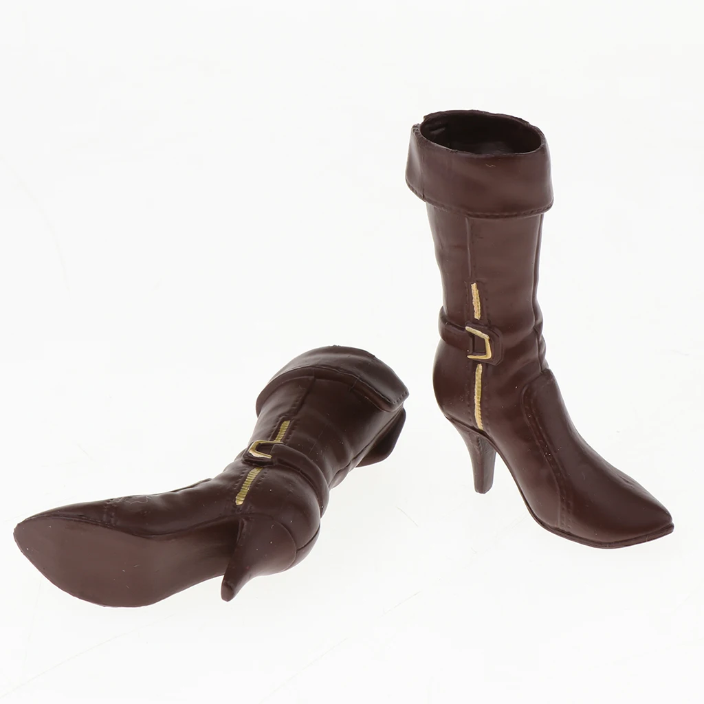 1:6 Scale Fashion High Heel Shoes Boots Model for    Kumik 12