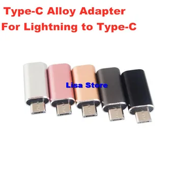 

Free DHL 200pcs For Lightning Female to Micro USB Aluminium Alloy Converter Charging Type-C Connector Adapter for Android Phone