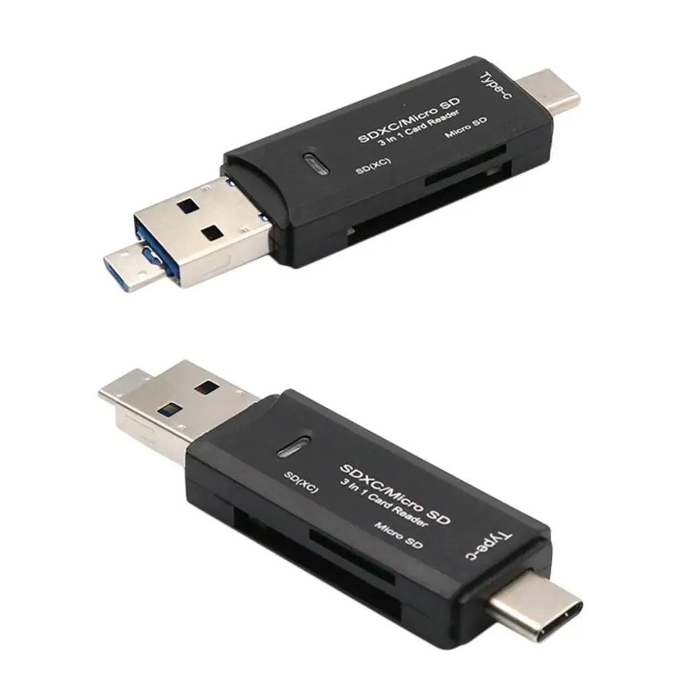 Адаптер для чтения карт 3в1 USB3.1 USB-C TF type C SD для Macbook