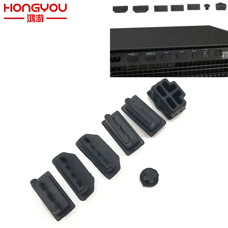 USB HDMI пылезащитный Разъем для xbox one X игровая консоль силиконовый пылезащитный чехол пробка пылезащитные наборы для xbox one s контроллер