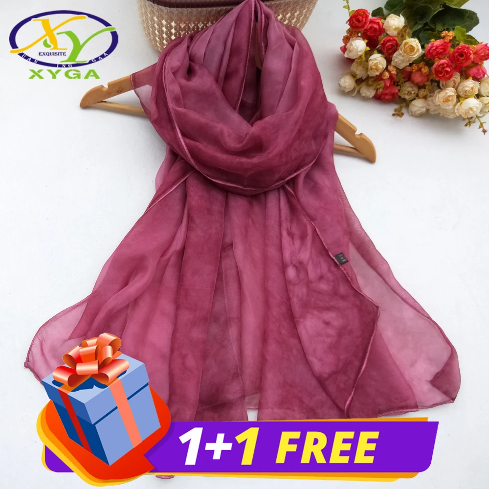 

New Solid Silk Hijab Scarf Luxury Brand Spring Summer Scarves Women Long Female Casual Hijab Scarf Fashion Ladies Spring Shawl