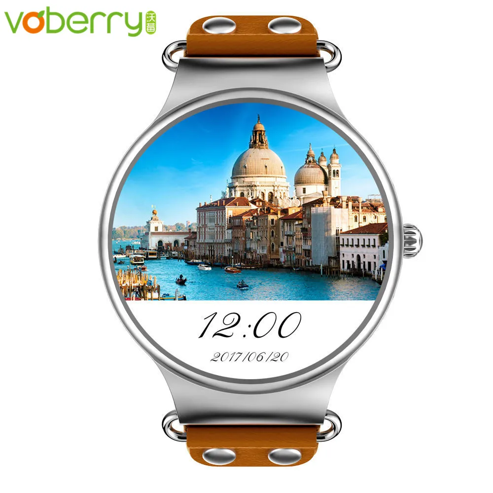 

Voberry Android 5.1 OS Smart Watchs Bluetooth Smartwatch 3g gps wifi for iPhone IOS Android Phone Smart Watch Men Heart Rate