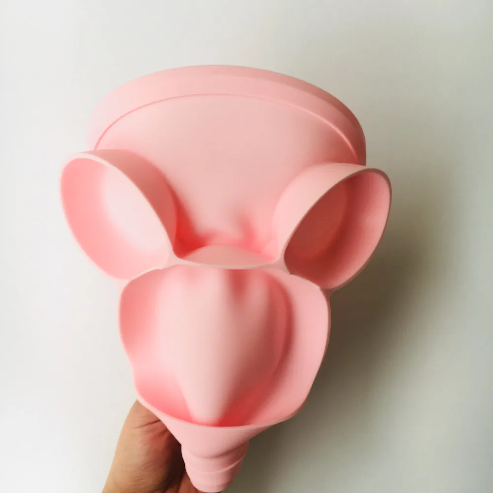 Qshare Baby FDA Silicone Baby Bowl Suction Mickey Plate for kids with Lid BPA Free Feeding Kids Tableware Children Dining Dishes