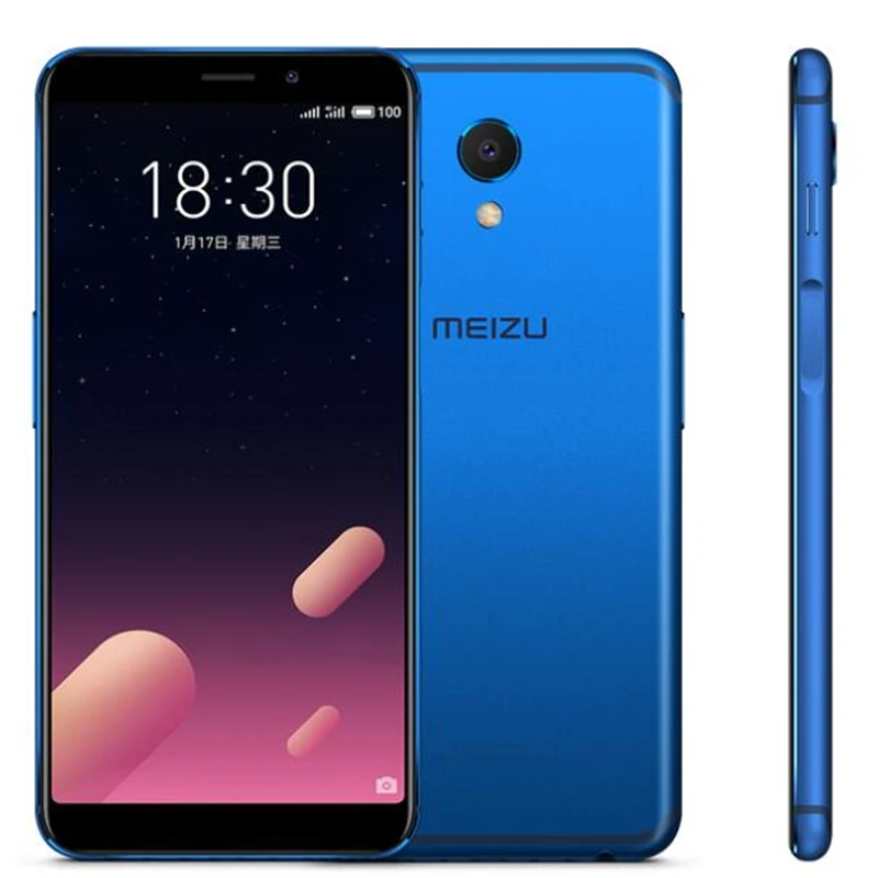 Фонарь Meizu M6s 3 ГБ ОЗУ 64 Гб ПЗУ Exynos 7872 шестиядерный полный экран 5 7 дюйма 16 Мп + 8