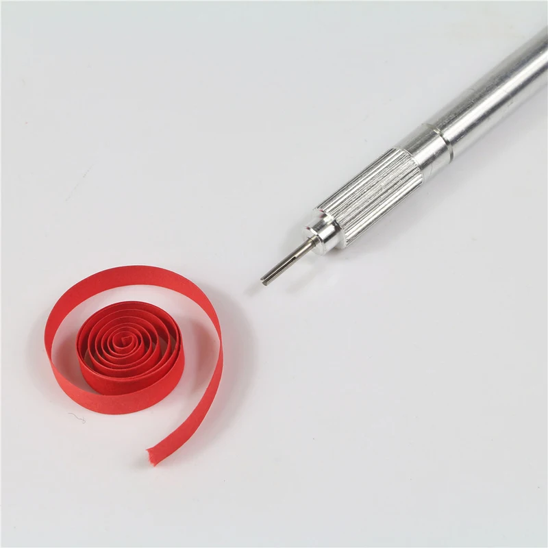 Stainless Steel Paper Craft Tool Quilling Pen DIY Silver Origami Scrapbooking Slotted Tools | Дом и сад