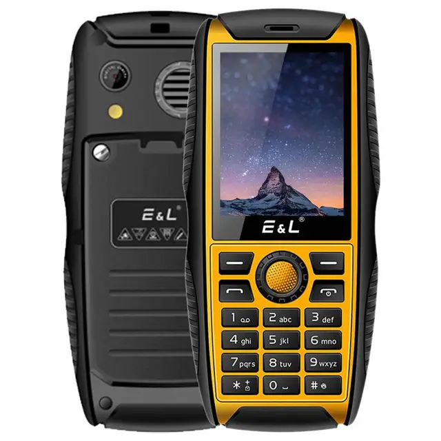 Cheap 2G Waterproof Mobile Phones Original EL S200 Mini Key Phone Big