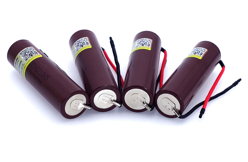 Liitokala Новый HG2 18650 3000 mAh аккумулятор 18650HG2 3,6 V разрядка 20A, специальные батареи + DIY Силикагель кабель