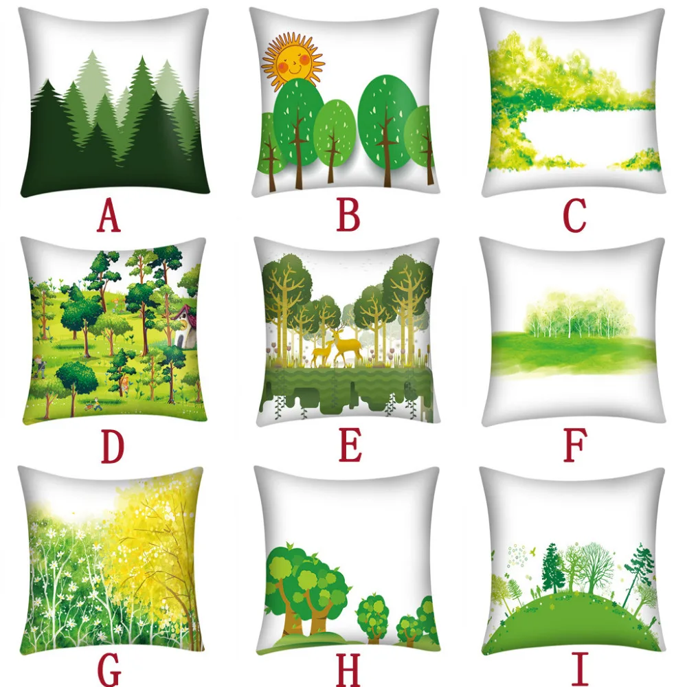 

cushion cover decorative pillows PillowCase Print Polyester Sofa Car decoration maison cushion pillow cover for sofa F301215
