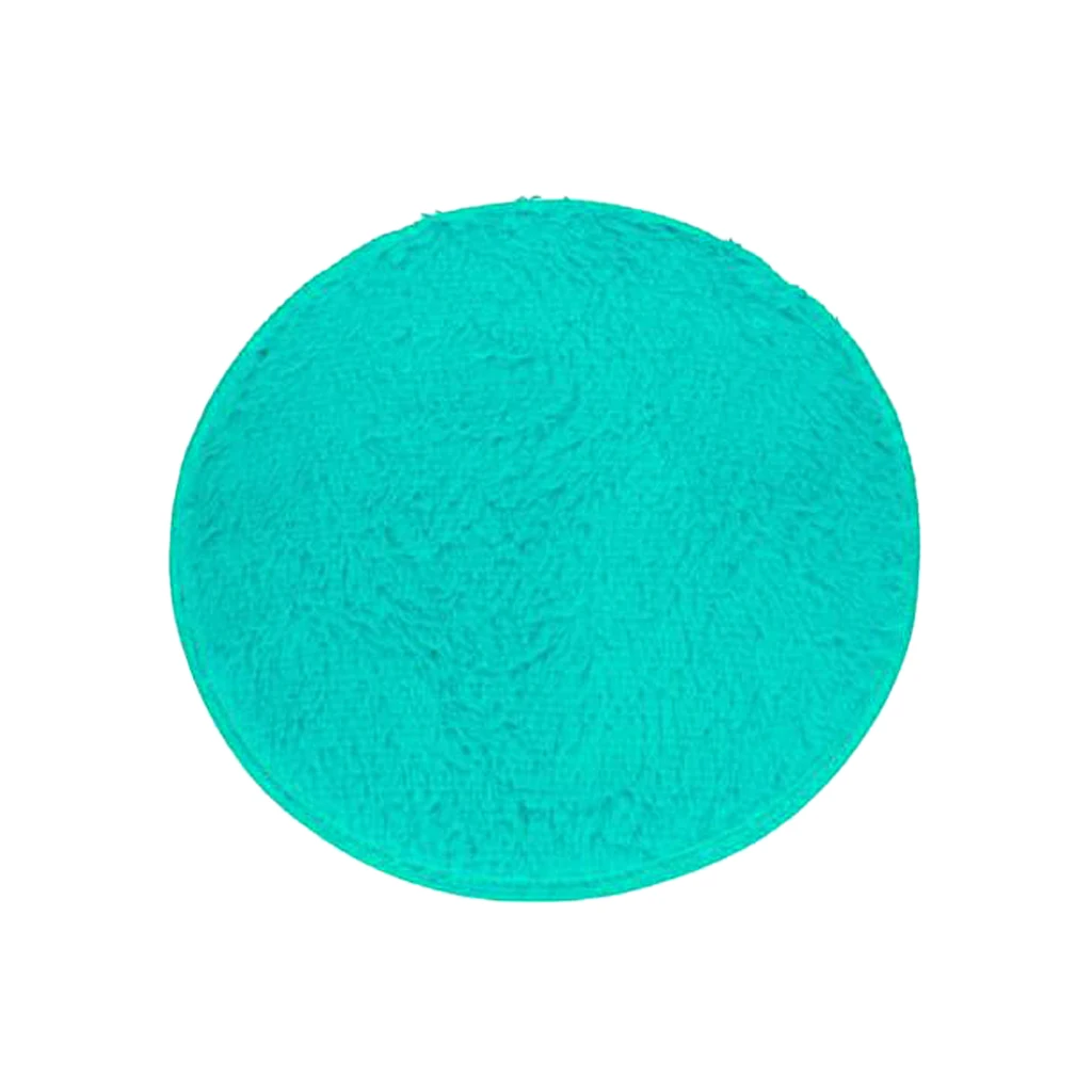 80cm Fluffy Rug Anti-Skid Shaggy Area Rug Bedroom Carpet Floor Mat Blue