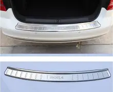 Modification of Stainless Steel Exterior Decorative Rear Guard Board for Volkswagen 16-18 New Bora Reserve Box