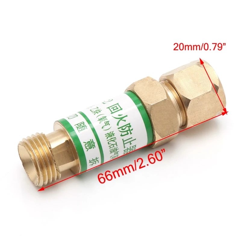 Предохранительный затвор для M16x1.5 кислород с ацетиленом обратный клапан для Давление редуктор газовый резак t15