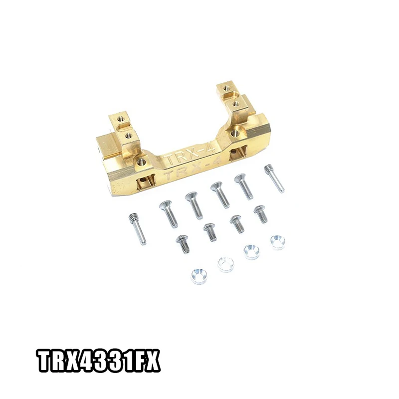 

TRAXXAS TRX-4 TRX4 82056-4 front crash barrier fixed seat pure copper front servos mount -set TRX4331FX free shipping