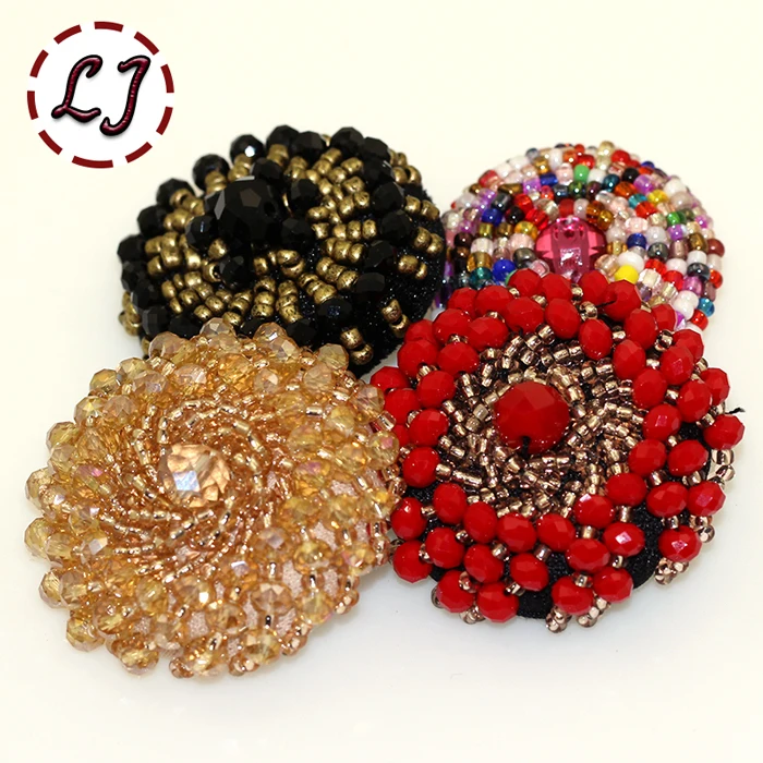 

2015 new fashion High-grade beads Button 35mm-43mm combined buttons for women fashion coat Mink coat sew accessory scrapbooking