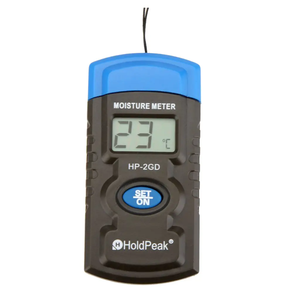 

3" 3-in-1 Mini LCD Temperature Humidity Meter Concrete/Wood/Building/Material Moisture Meter with Probe Measure HP-2GD