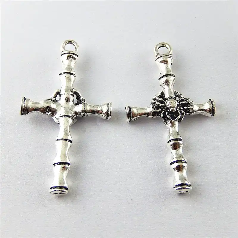 10pcs Antique Crosses Charm Jewelry Making Accessory Factory Price Antique Crosses Charm Jewelry Making