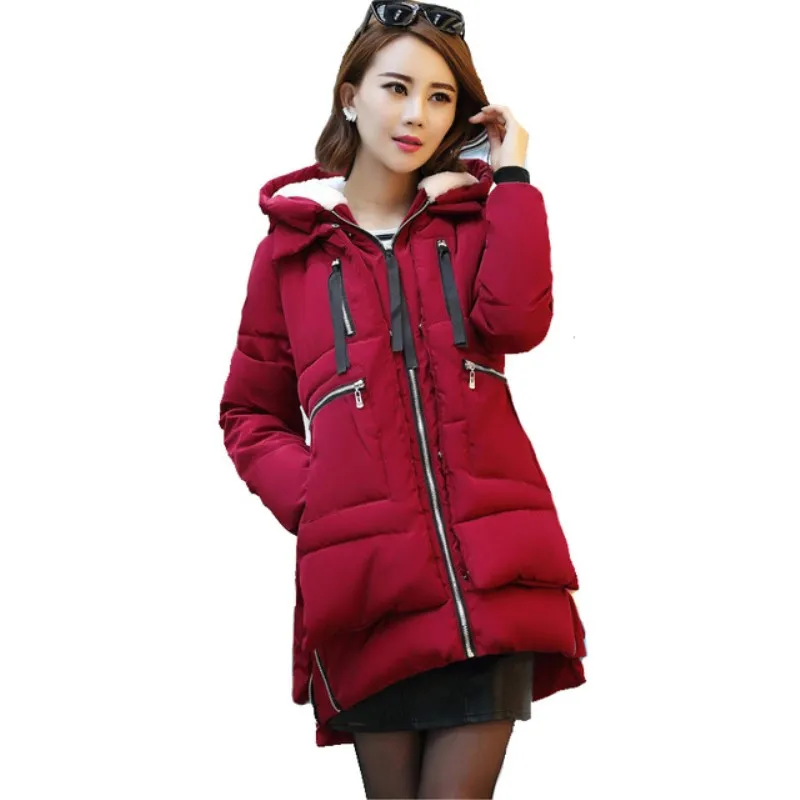 

Winter Jacket Women Hooded Women Parka Loose Warm Thick Female Coat Large Size Women Jacket 5XL Plus Size Woman Military Jackets