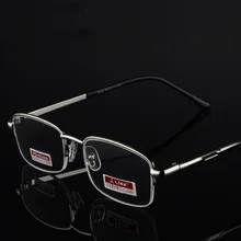 Унисекс для мужчин и женщин гибкие очки для чтения кристалла очки в оправе-половинке очки для чтения в металлической оправе высокого качества 1,00-4,00