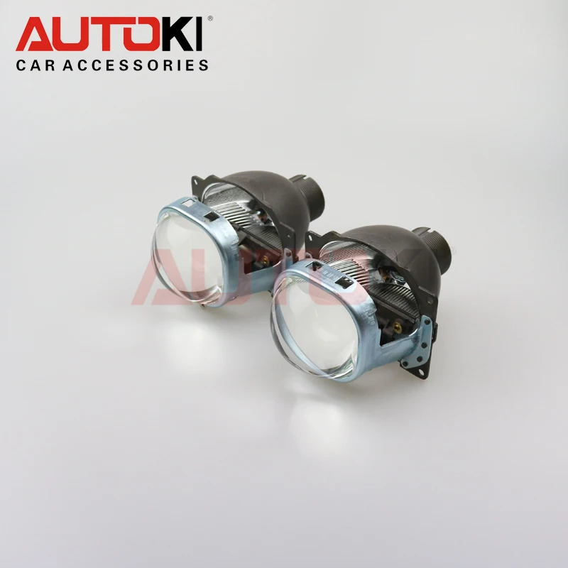 Объектив проектора Autoki 3,0 квадратных Q5 Koito D2H Биксеноновые HID Биксеноновые линзы проектора LHD/RHD быстрая установка для автомобильных фар H4