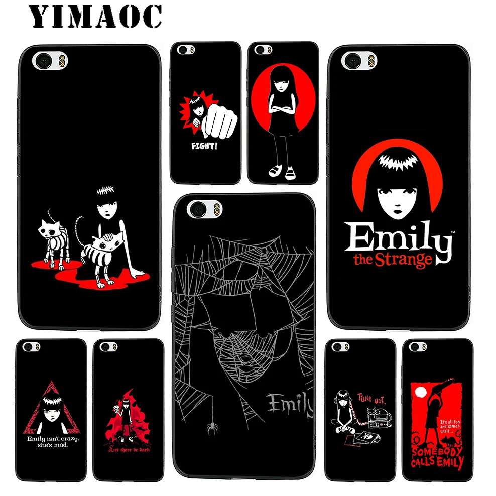 

YIMAOC Emily The Strange Soft Silicone Case for Xiaomi Redmi Note 9 Mi 8 Se 7 6 6A A1 A2 4X 4A 5A 5 MAX 3 MiA1 A2