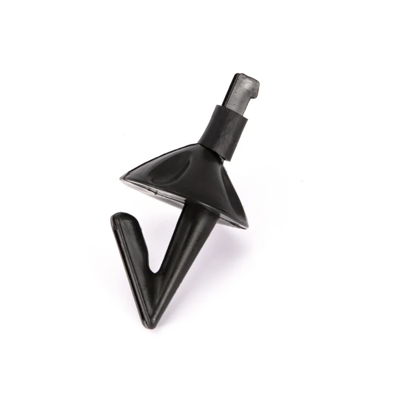 20 pcs Top Quality Black Impact Bait Shields Sea Fishing Rig Hook Bait Holder Clip 