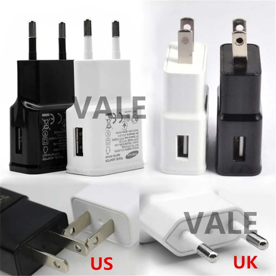 

US/EU Plug Travel USB Charger Adapter 2A High Speed Wall For Samsung galaxy S5 S4 S6 edge note 4 3 2 For iphone6 5 4 Cell phones