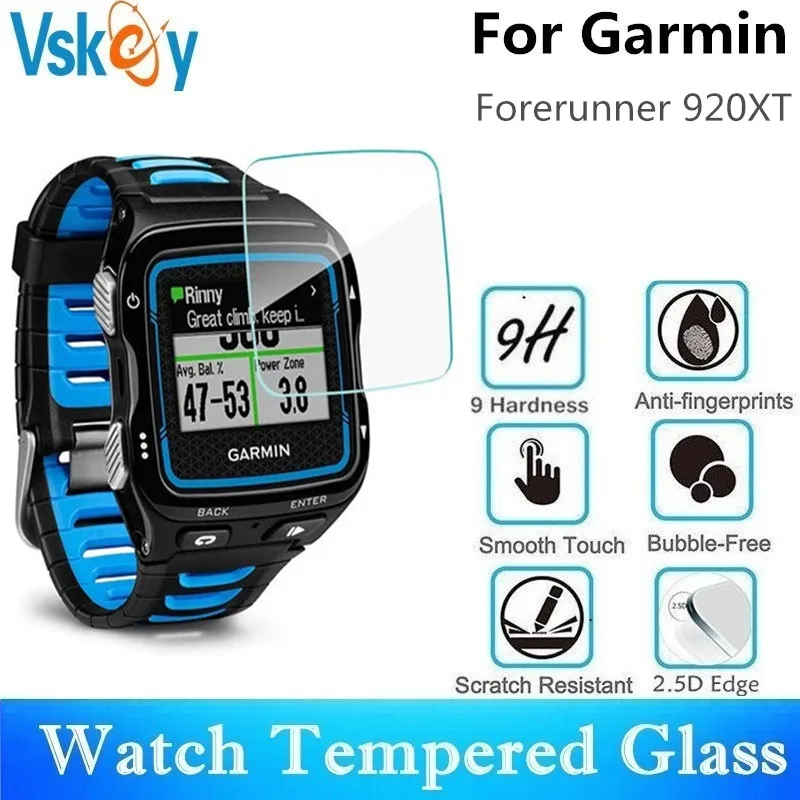 

VSKEY 100PCS Tempered Glass For Garmin Forerunner 920XT Screen Protector Forerunner 920 XT Sport Smart Watch Protective Film