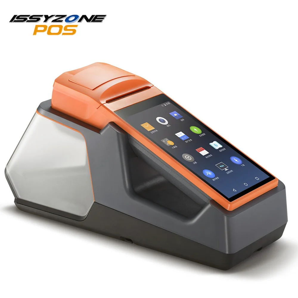 

ISSYZONEPOS Free SDK Mobile Pos Thermal Printer Handheld POS Terminal WIFI/Bluetooth/Type-C PDA with Camera scan Optional NFC