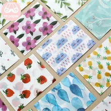 Mr paper 3 шт./лот 8 видов конструкций сульфат бумажные конверты с украсть наклейки клубника ананас ручной работы Kawaii подарочные конверты