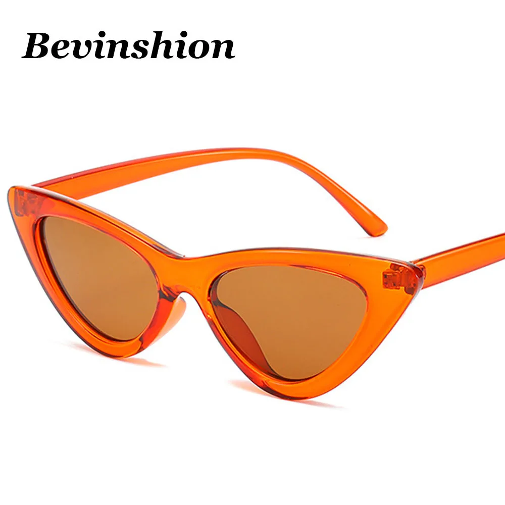 

Newest Colors Pink Red Lens New 2019 Classic Vintage Trendy Cat Eye Sunglasses Women Triangle Sun Glasses Ladeis Celebrity Wild