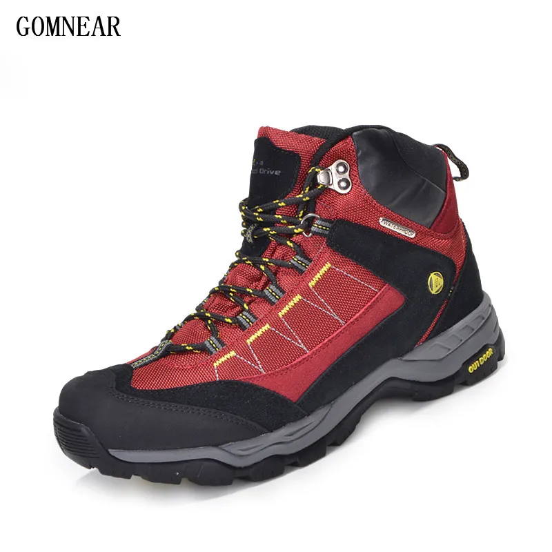 GOMNEAR Men Women 100 Waterproof Hiking Shoes Antiskid Desert Jungle