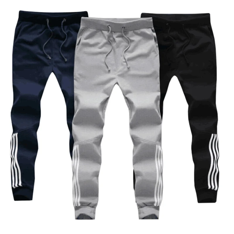 

Cotton Jogger Pants For Men Spring Autumn Male Casual Streetwear Baggy Fleece 3 Colors Varsity Trousers Mens Stretch Sweatpants