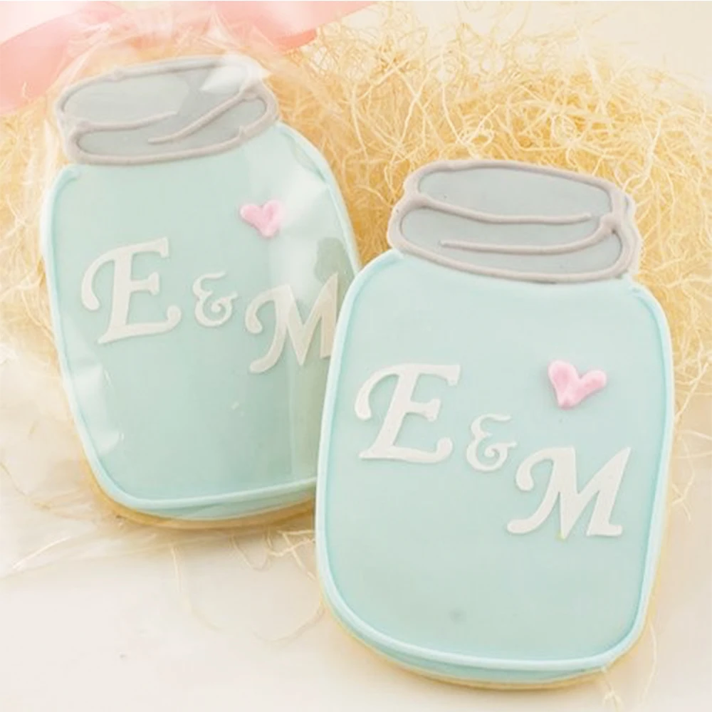 Набор резцов для печенья KENIAO Mason Jar and Latte Coffee Cup 3 шт. резцы и помадки нержавеющая