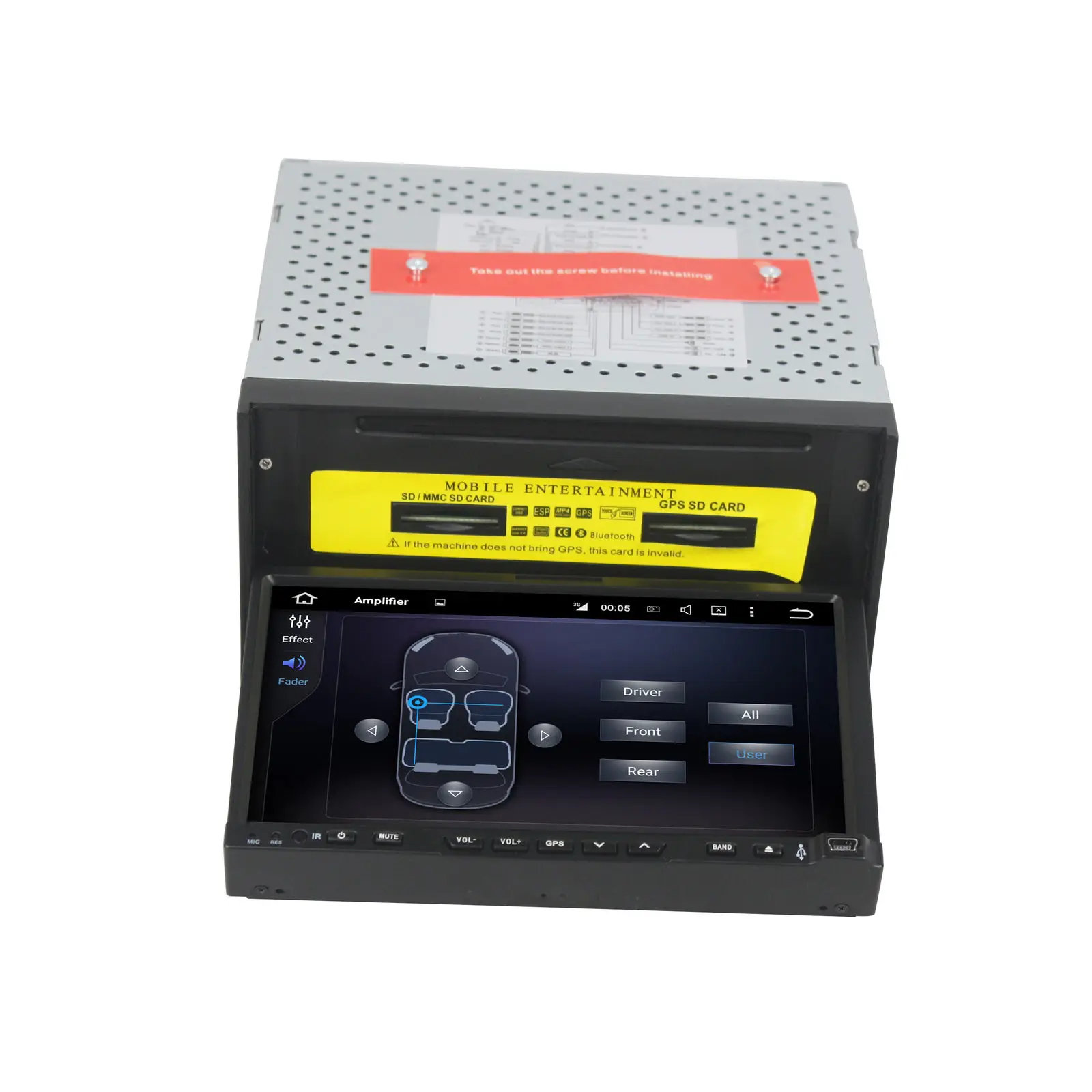 Flash Deal 2 Din Android Car DVD GPS Navigation 3G WIFI Bluetooth TV AUX USB Touch Screen Auto Radio Stereo Multimedia Player with Map Card 3