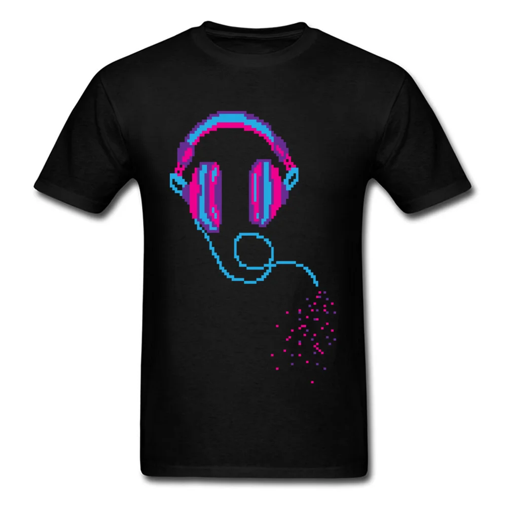 Хип Хоп Футболка мужская Pixel Music футболка школьная Модная хлопковая хипстерская