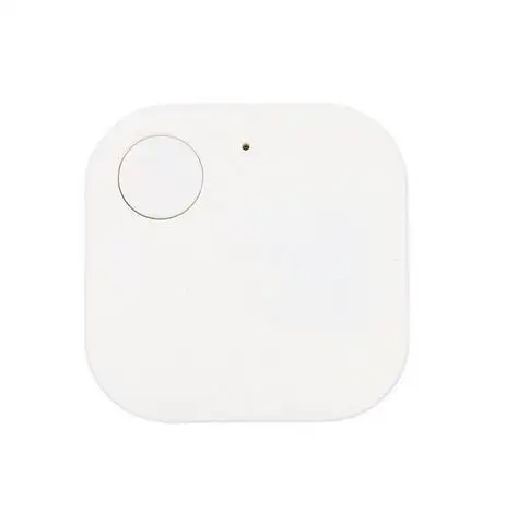 Мини bluetooth gps трекер для автомобиля умный ключ искатель itag анти-потеря сигнализации трекер с android бесплатно вниз нагрузки gps pet трекер гайка - Цвет: White
