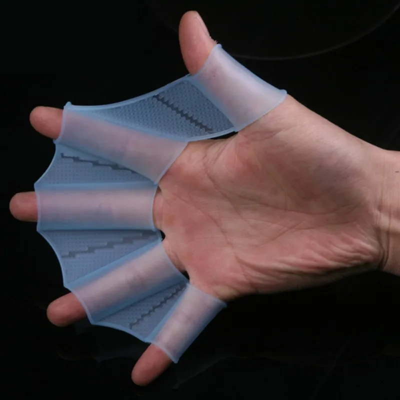 Silicone Material Swim Gear Fins Hand Web Flippers Training 1 Pair Diving Gloves Women Men Kids Webbed Gloves for Swimming Silicone Material Swim Gear Fins Hand Web Flippers Training 1 Pair Diving Gloves Women Men Kids Webbed Gloves for Swimming