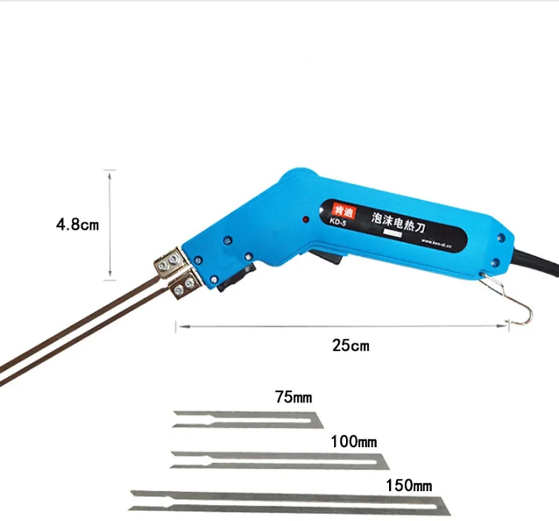

KD-5 electric foam cutting knife Foam sponge KT board electric cutter, foam cutting machine 150mm