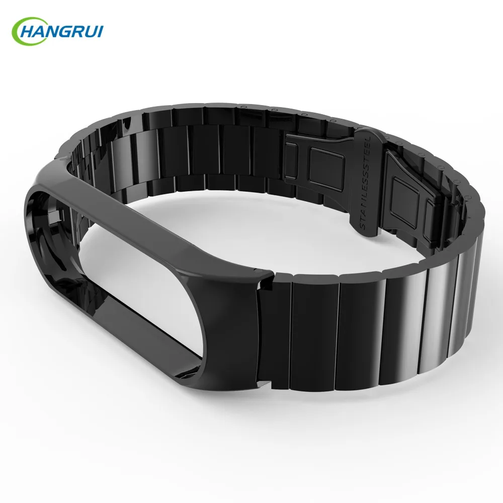 

Stainless Steel Watch Strap For Mi Band 4 Replacement Metal Wrist Strap Bracelet For Xiaomi Miband 3 Smart Band Accessories