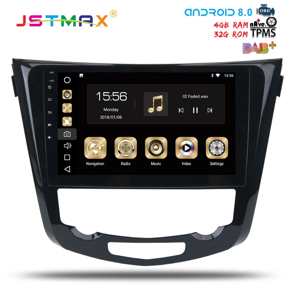 Flash Deal JSTMAX 10.2" Android 8.0 Car GPS Radio Player for Nissan X-Trail /Qashqai 2014 2015 2016 2017 4GB+32GB Stereo Multimedia DAB+ 2 Flash Deal JSTMAX 10.2" Android 8.0 Car GPS Radio Player for Nissan X-Trail /Qashqai 2014 2015 2016 2017 4GB+32GB Stereo Multimedia DAB+ 2