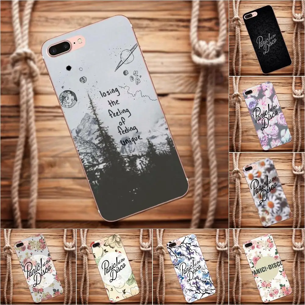 Для huawei G8 Honor 5C 5X6 6X7 8 9 Y5II Коврики P7 P8 P9 P10 P20 Lite Plus 2017 ТПУ Куинн телефона Panic At The Disco