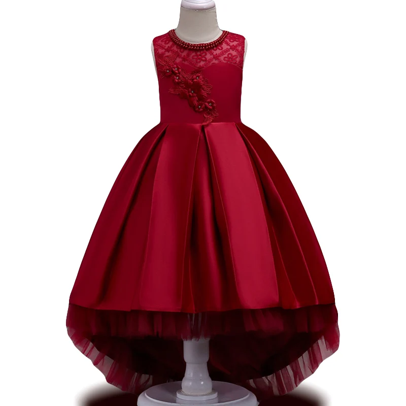 

2019 Summer Kids Girls Embroidery Tutu Princess Dress For Girls Wedding Party Dresses Children Clothing 5 6 7 8 9 10 11 12 Year