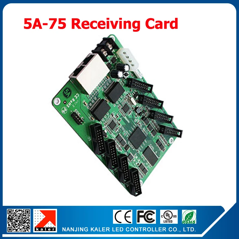 

Hot Sale Ready to ship controller Led display screen controller 5A-75 receiving card support pixel 256*256 video card sychronous