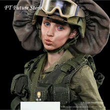 Коллекционная FP-H-003 1/6 facecool фигурка женская голова лепим резной с выразительностью модель для 12 ''фигурки аксессуары для тела
