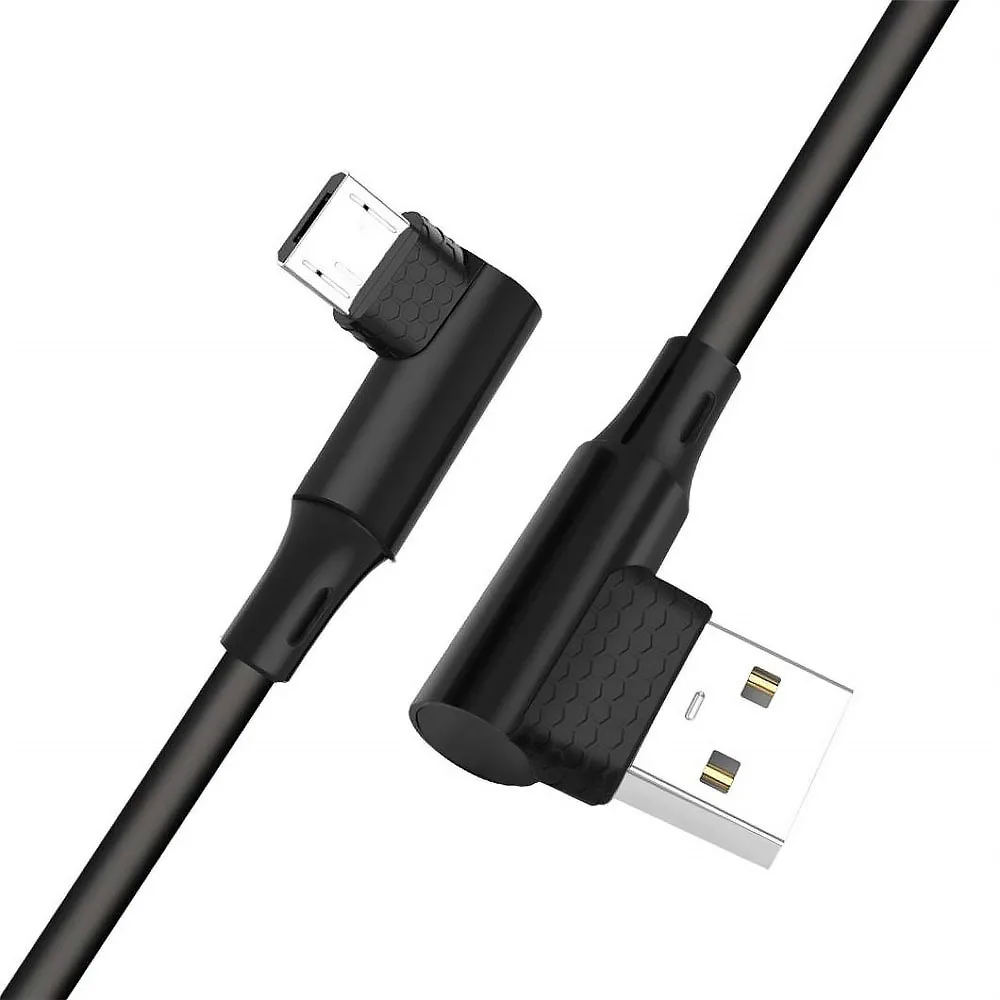 Быстрая зарядка micro usb кабель 90 градусов micro usb зарядное устройство Microusb кабель для передачи данных для xiaomi redmi huawei Tablet Кабель micro usb - Тип штекера: Black