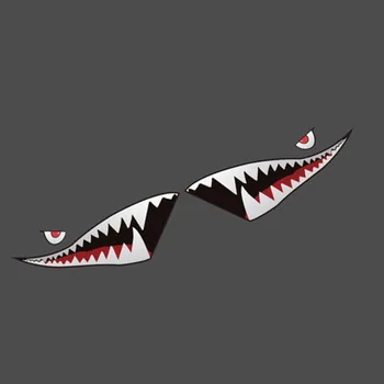 

Shark Mouth Teeth Stickers Graphics Car Decal Waterproof PVC Cool Brand New