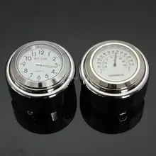 50 пар/лот 7/8 ''1'' Мотоцикл Велосипед Руль стрелочные часы термометр датчик температуры бар(6,8