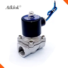 Нержавеющая сталь нормально закрытый 1/2NPT электромагнитный клапан 12VDC 24VDC 220VAC для газа воды и нефти EPDM уплотнение